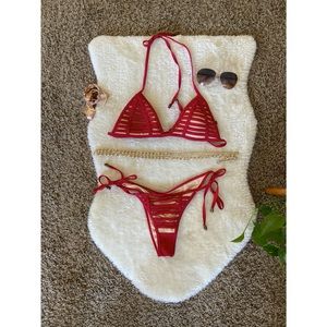 Red cage swim set